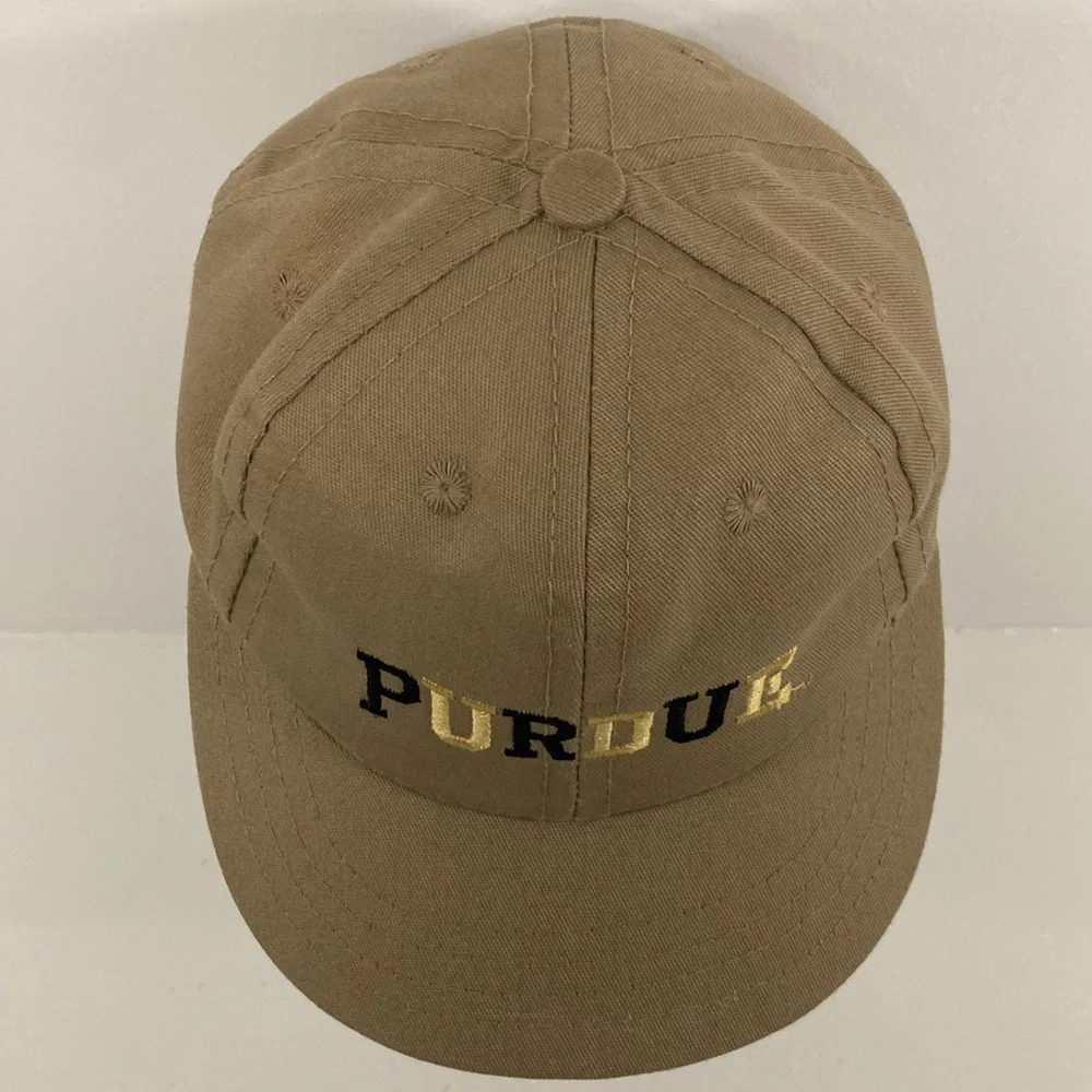Purdue Embroidered Kids Cap Black Gold College Spirit Boilermaker Special Hat